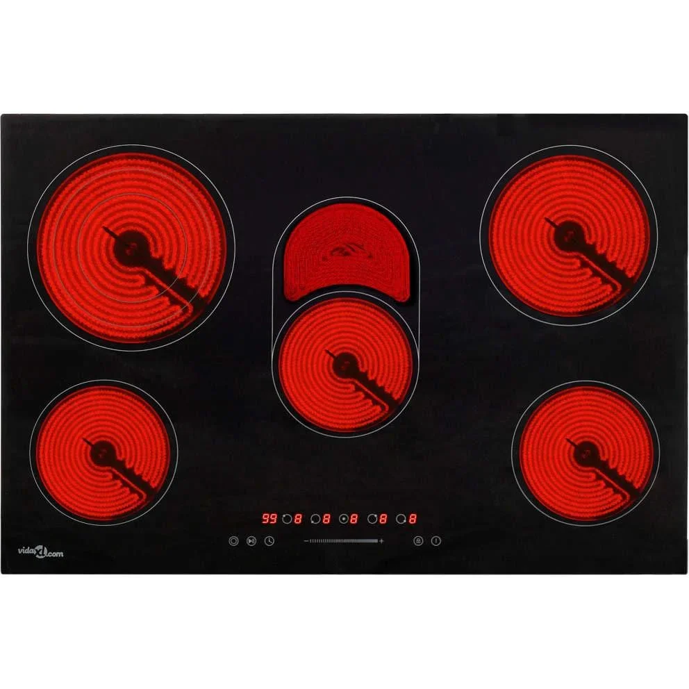 Cerankochfeld 5 Zonen, Touch Control 8500 W 90 cm - 1
