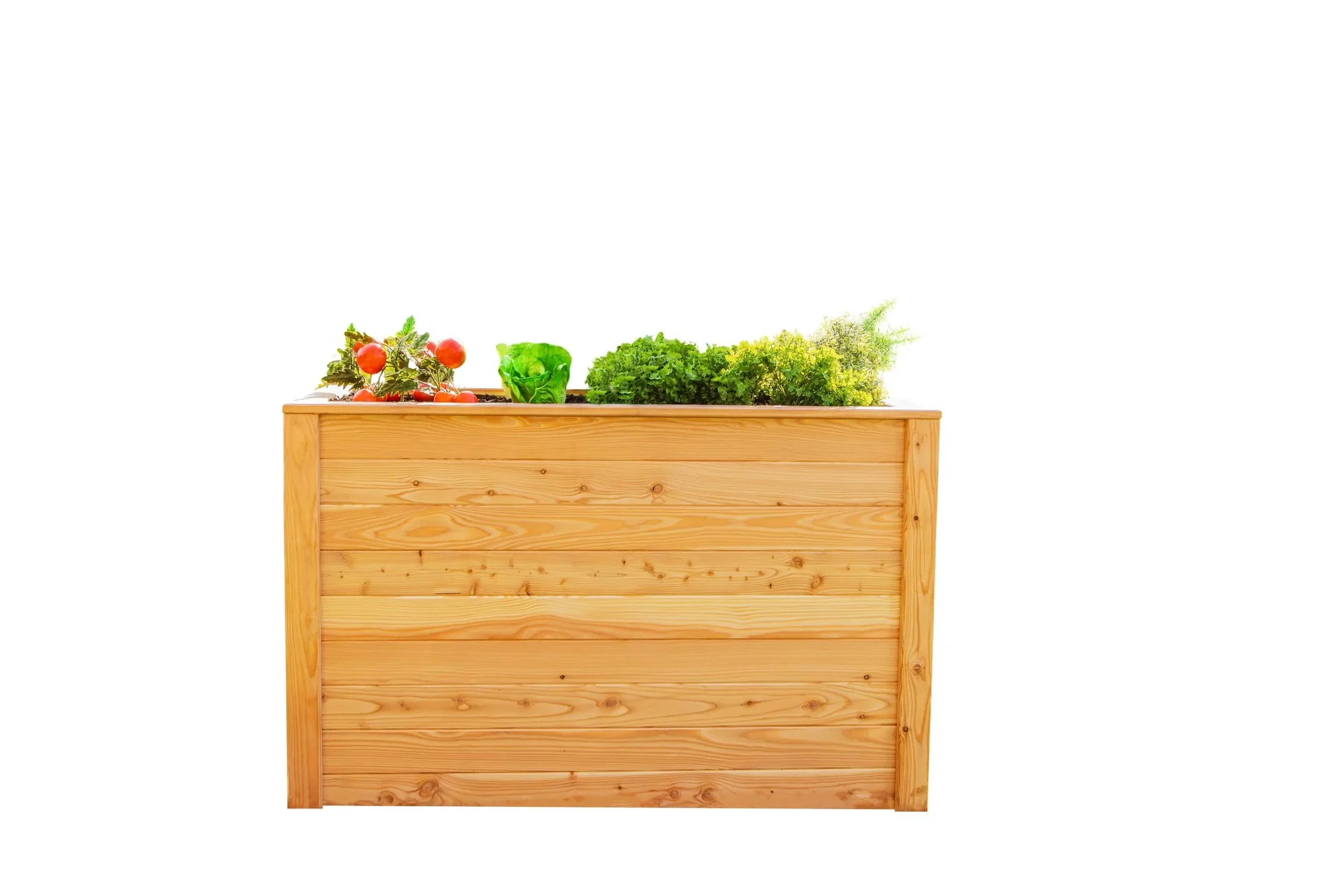 Hochbeet Lärche 130, 130 x 65 x 84 cm - 1