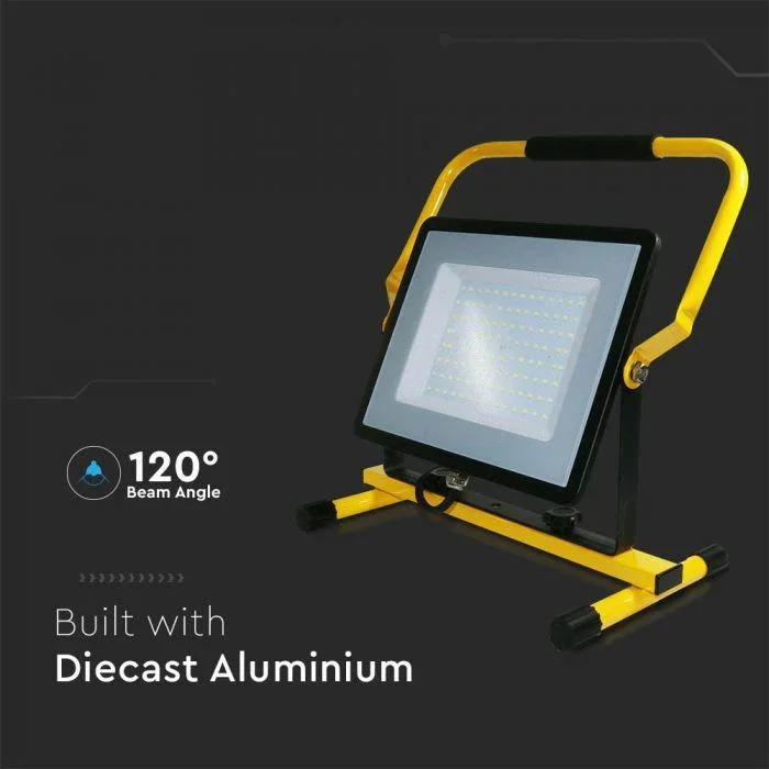 VT-109 LED Arbeitsscheinwerfer / Baulampe - 100W - 8000Lm - 4000K - 3