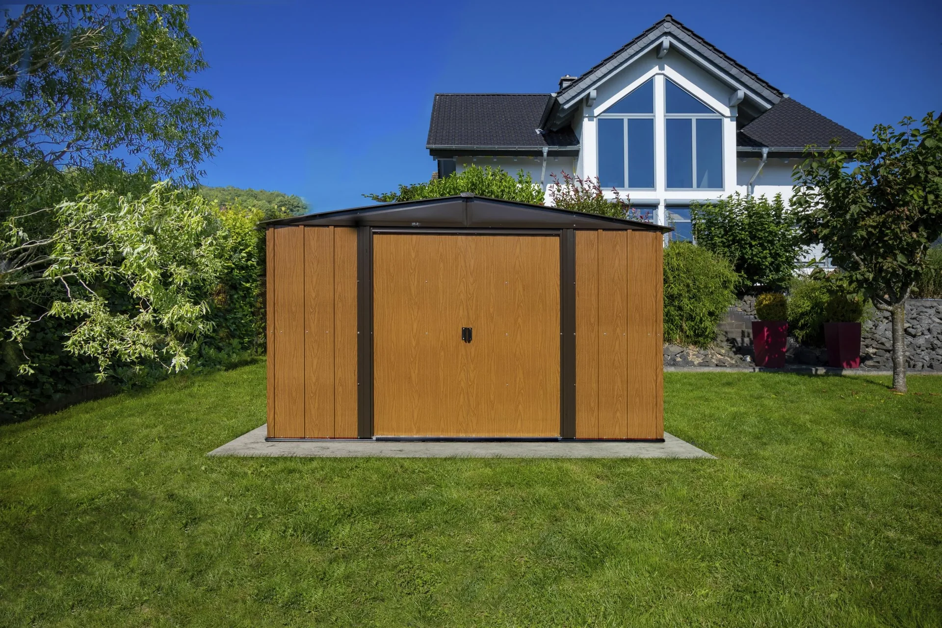 Metallgerätehaus Woodlake 10x8, 313 x 242 x 185 cm - 5