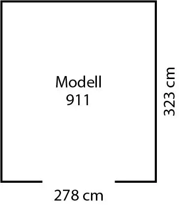 Gerätehaus FRANKFURT II 911, Holzoptik - 2