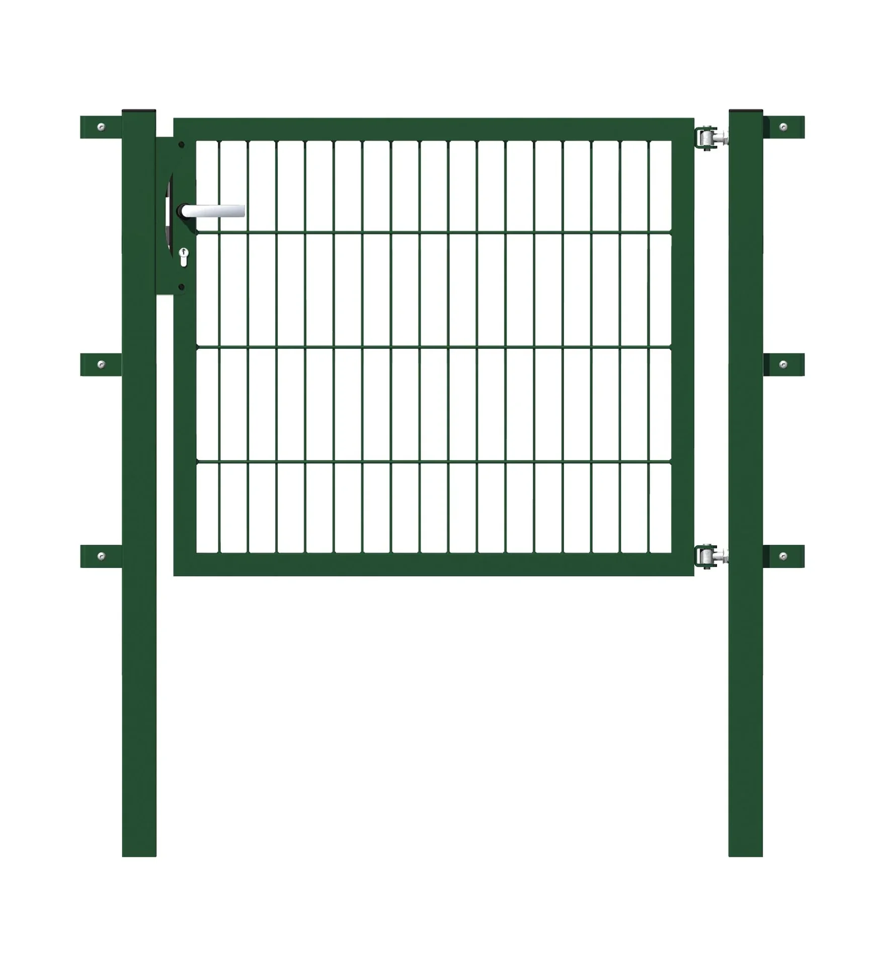 Einzeltor Flexo mit Zubehör, grün/ Breite 100 cm, Höhe 120 cm - 0