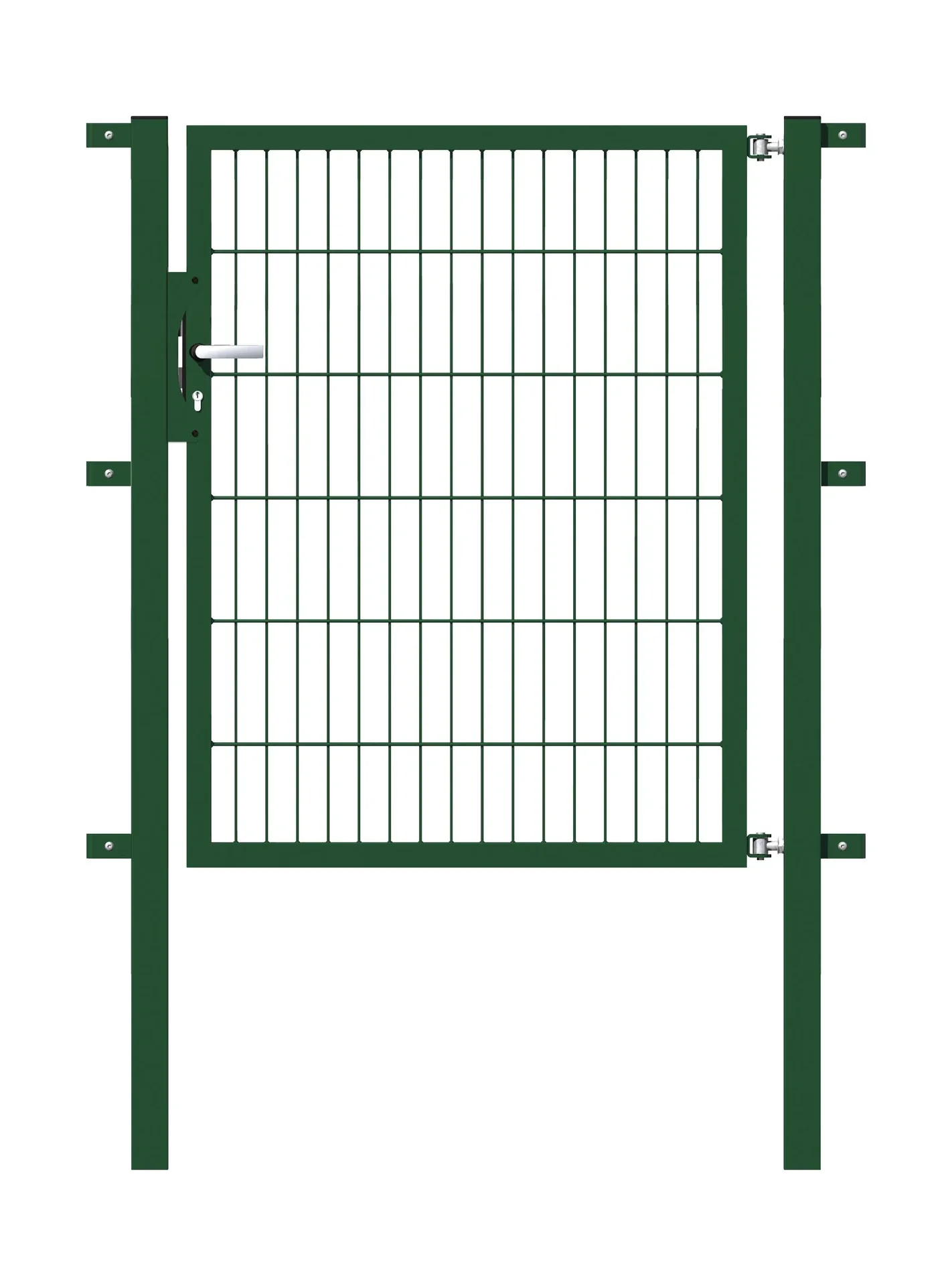 Einzeltor Flexo mit Zubehör, grün/ Breite 100 cm, Höhe 120 cm - 1