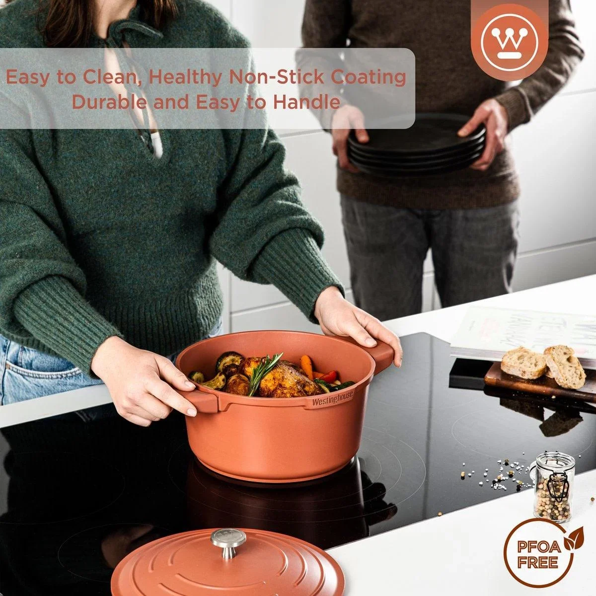 Performance Series Bratpfanne - Backofen geeignet - 24 cm - Orange - 2
