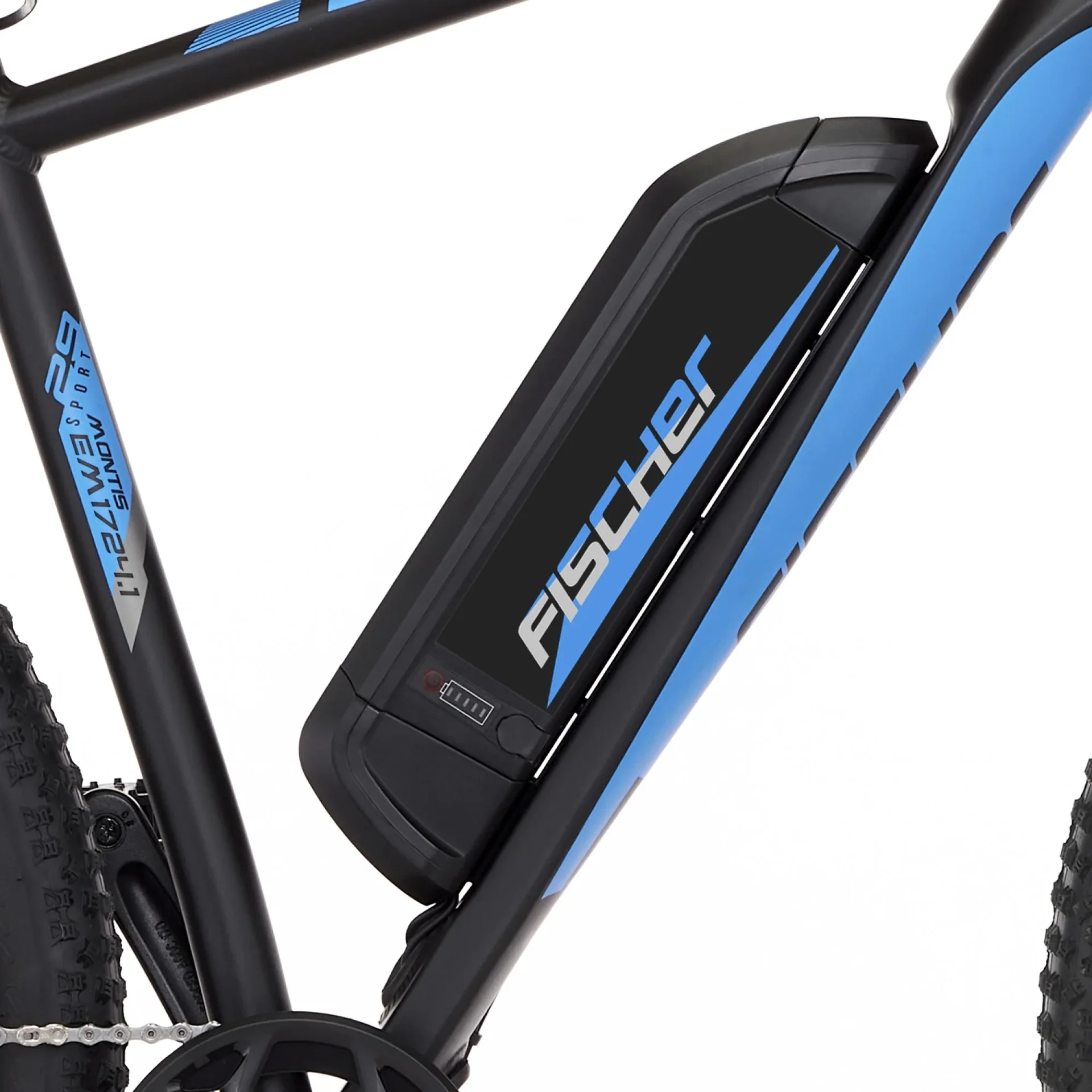 Unisex E-Bike MTB, 29 Zoll, Rahmengröße 51cm, 10-Gang Kettenschaltung, schwarz matt, MONTIS EM 1724 - 9