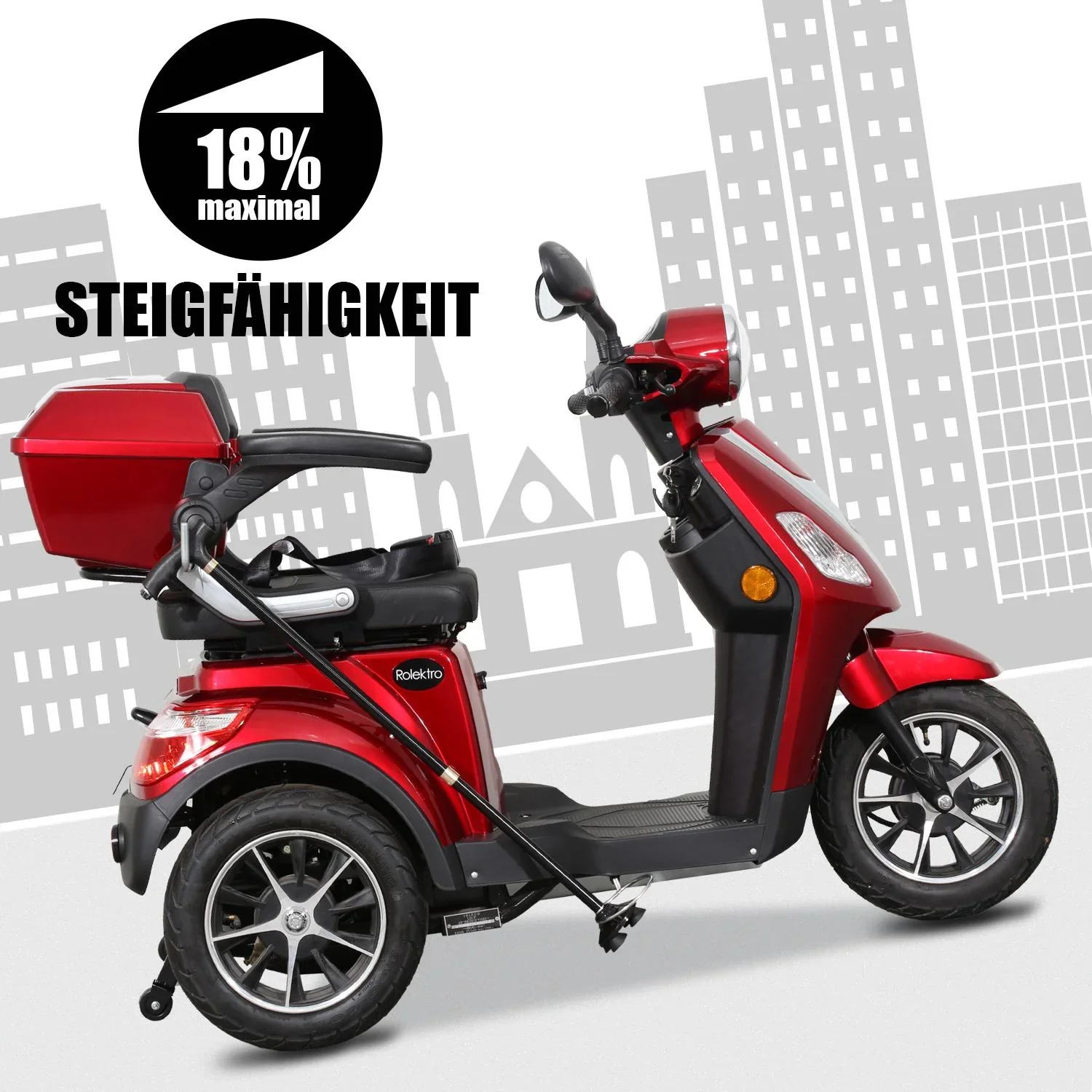 E-Trike 25 V.2, rot - 5