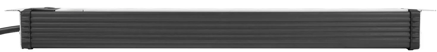Steckdosenleiste Premium-Line 8-fach, 19" Format ideal für Serverschränke, ohne Schalter, schwarz/grau - 0
