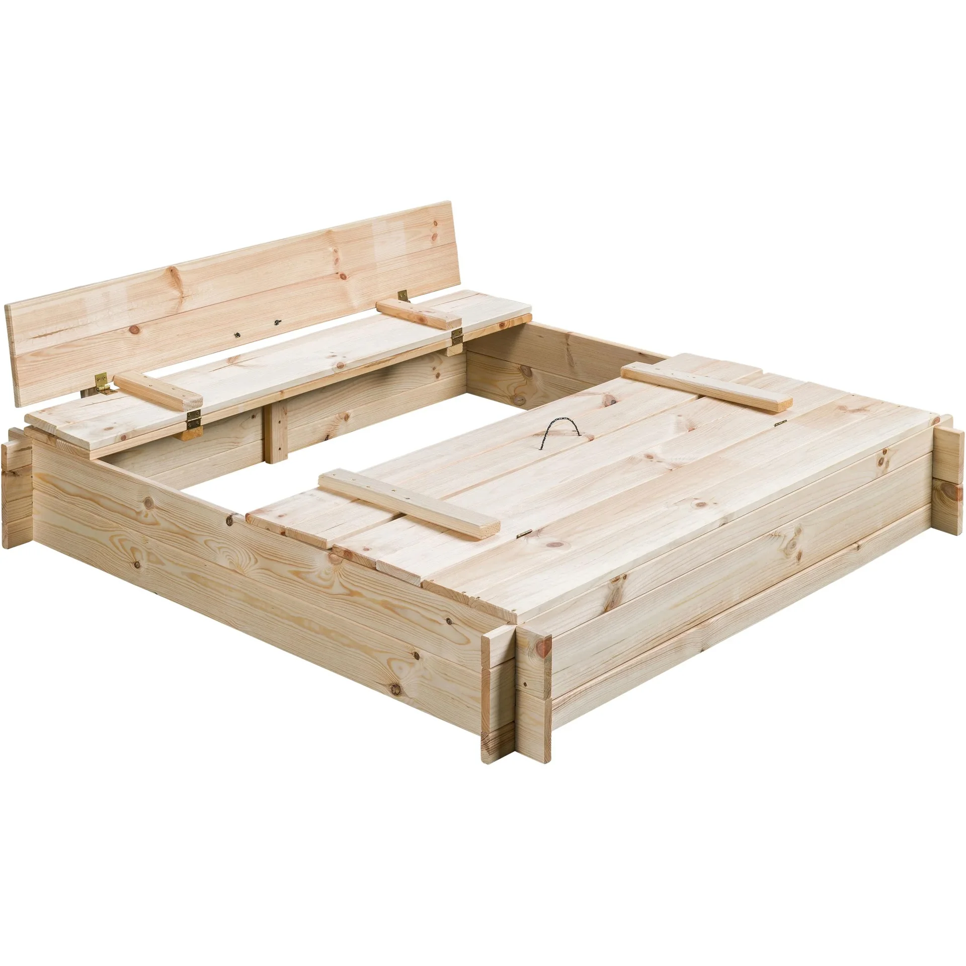 Sandkasten blank holz - 1