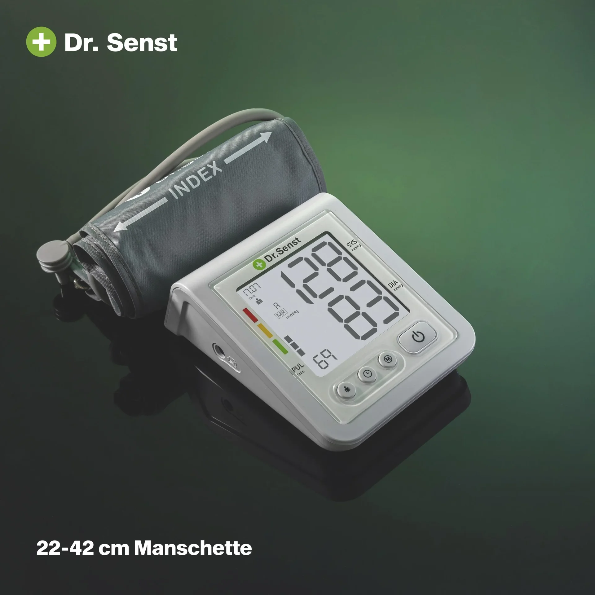 Oberarm-Blutdruckmessgerät, mit Pulsmessung und Arrhythmieerkennung - 7