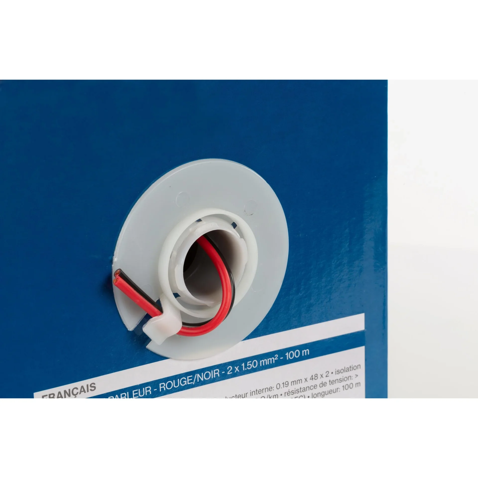 lautsprecherkabel - rot/schwarz - 2 x 1.50 mm² - 100 m - 0