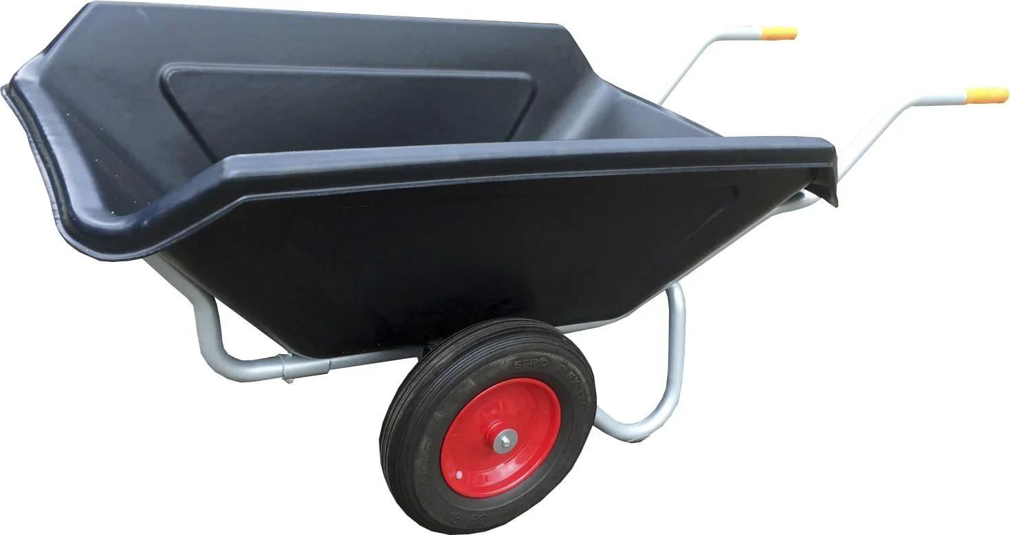Großmulden-Schubkarre "Maxima", 250 Liter, 2 aufgeschäumte Wflex-Räder - 1