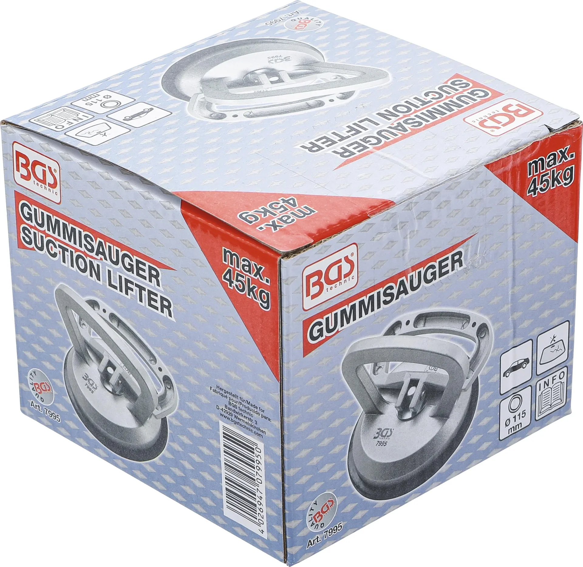 Gummisauger - Ganzmetall-Ausführung - 0