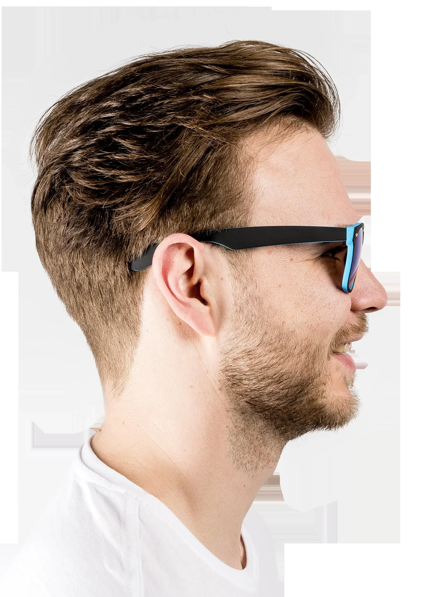 Sonnenbrillen im Doppelpack, schwarz mit grau + schwarz mit blau - 6