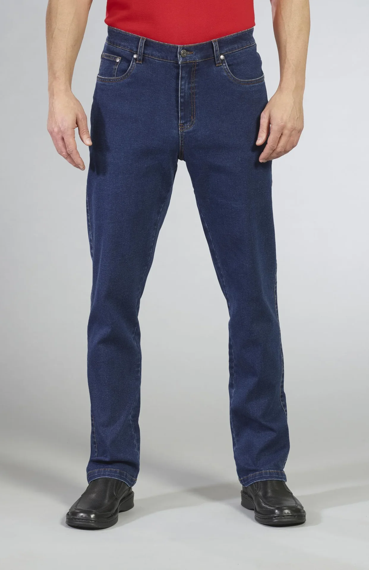 5 Pocket Jeans, Farbe bluestone, Gr.48 - 6