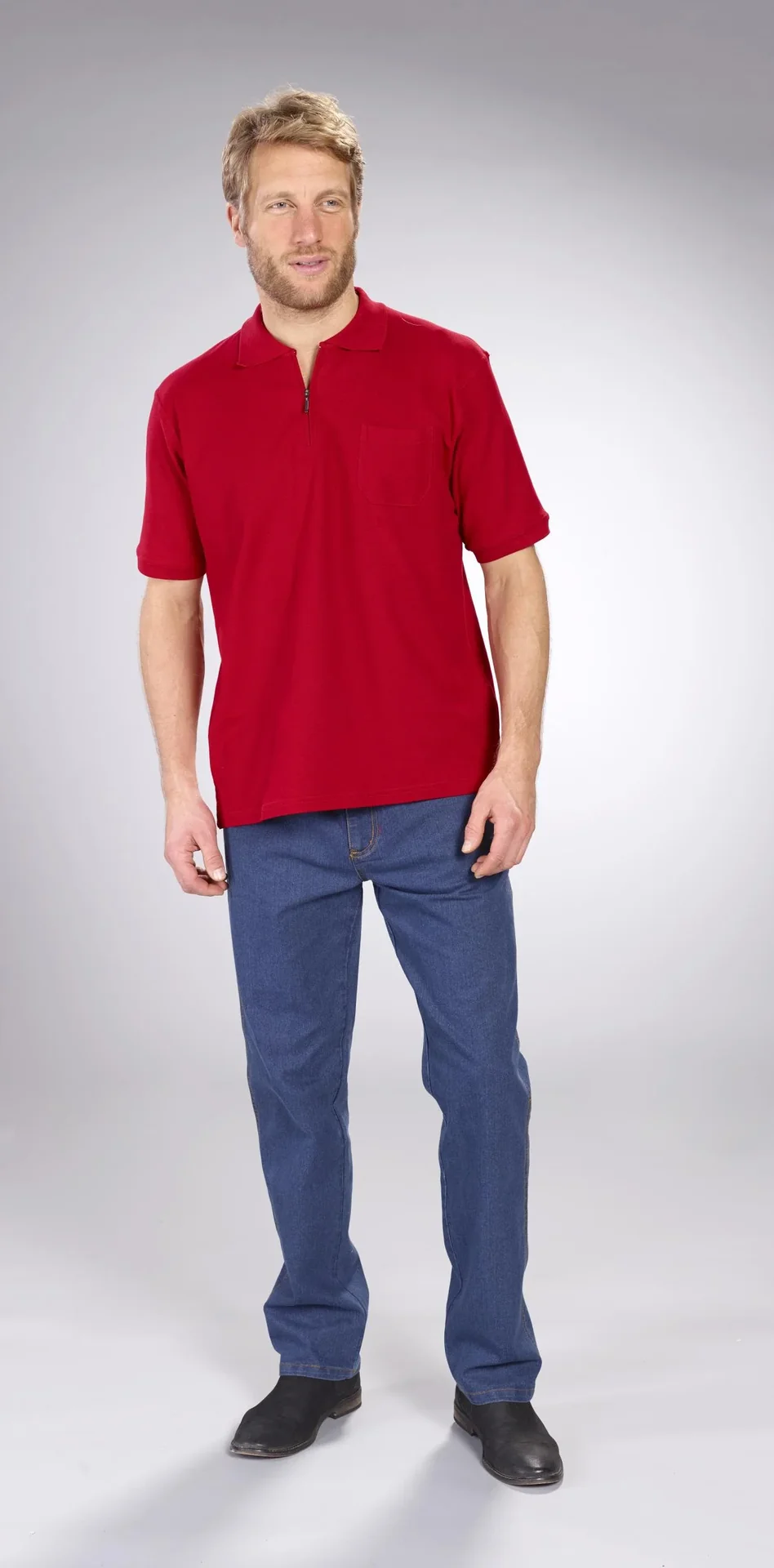 Stretchjeans, Farbe blue stone, Gr.48 - 4