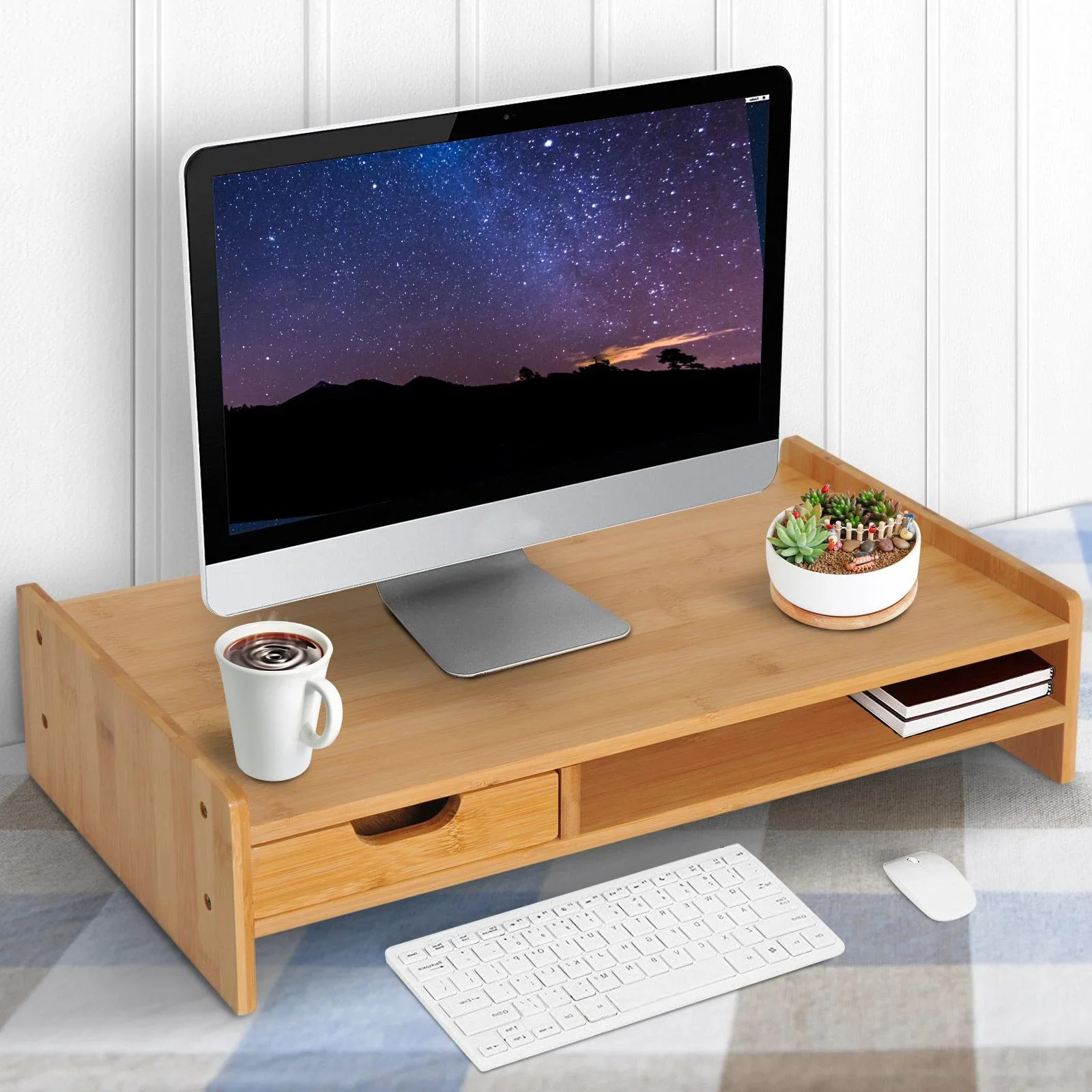 Monitorständer mit Schublade - 1