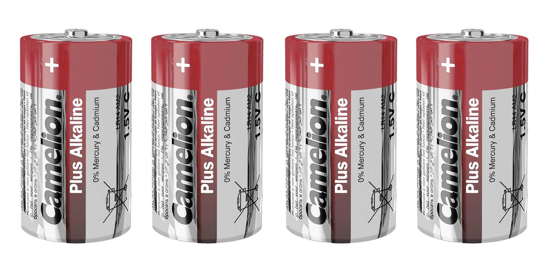 Plus Alkaline Baby C Batterie - 4 Stück - 0