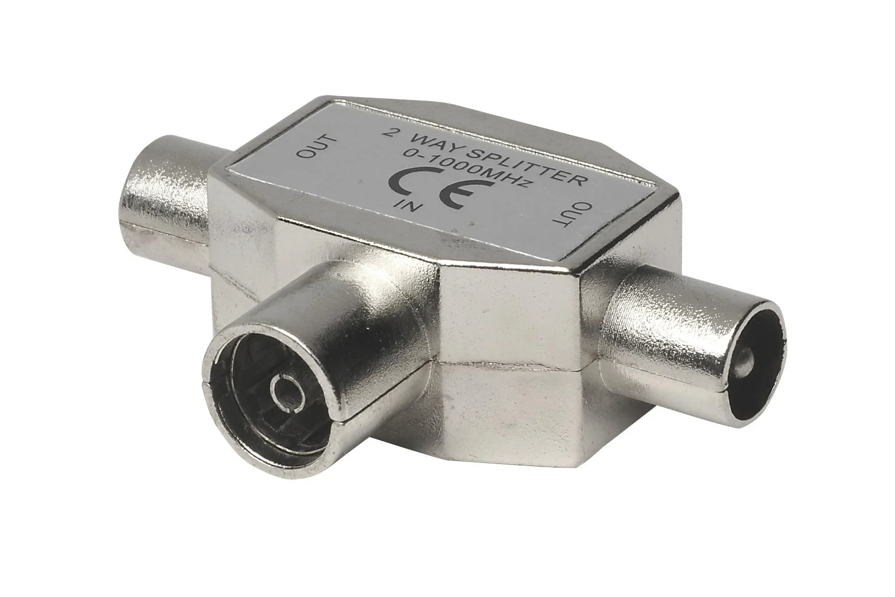 TV-Antennenverteiler für 2 Geräte - 0