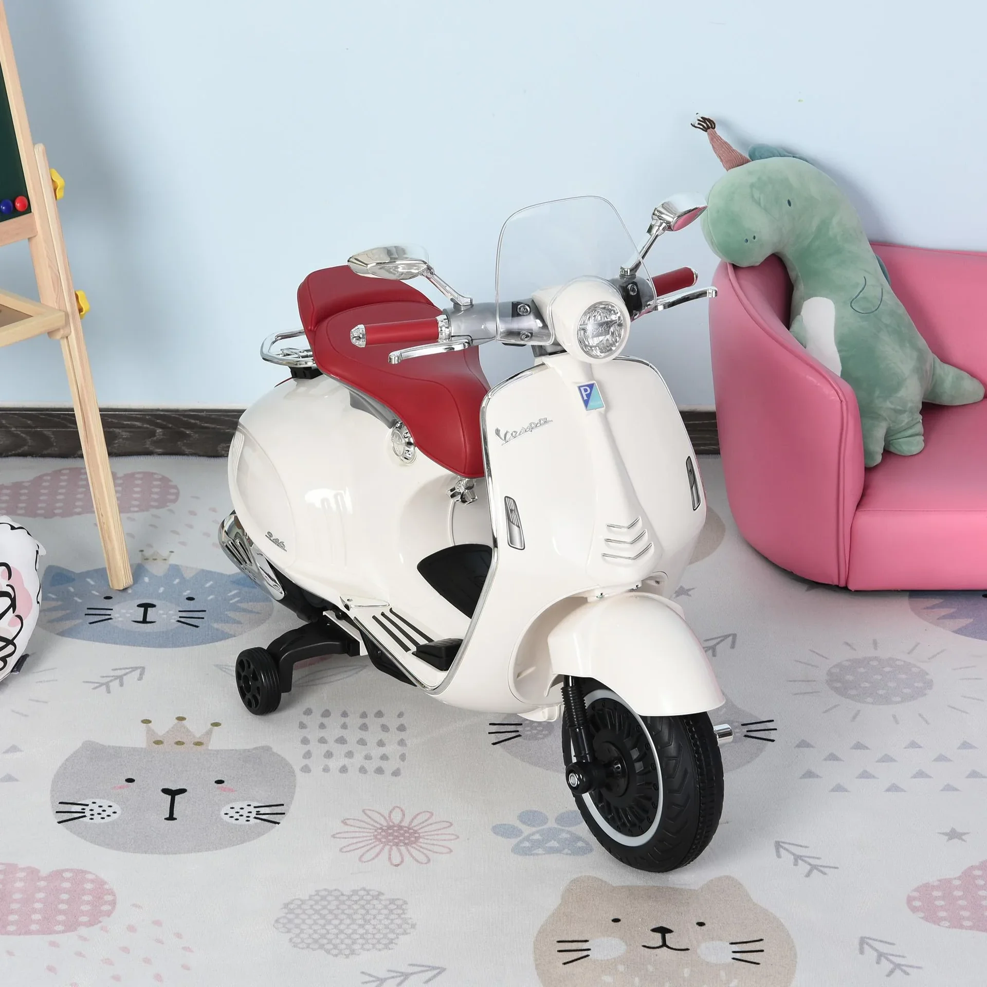Spielzeug-Kinderauto, weiß - 5