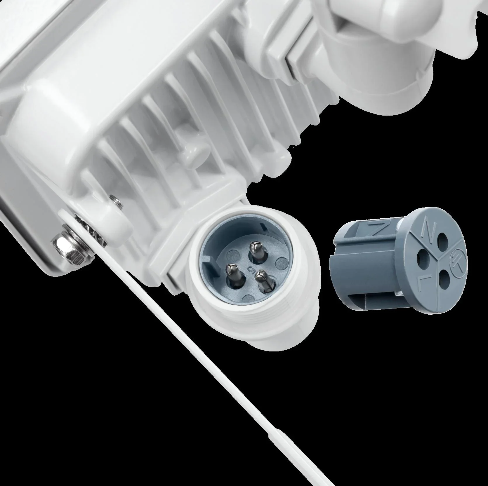 LED Außenstrahler Weiß, 10 Watt - 850 Lumen - 2