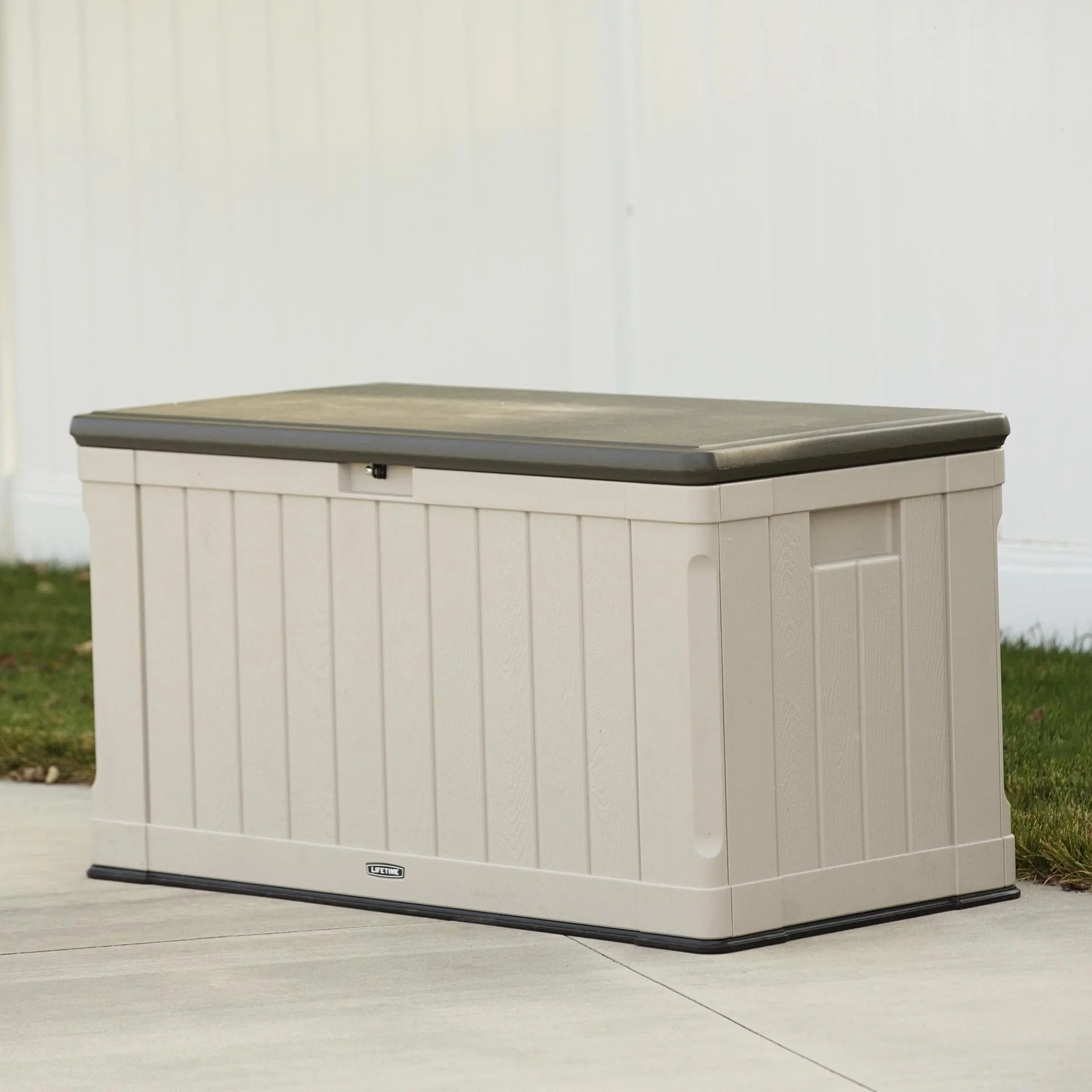 Kunststoff Kissenbox Harmony 440 Liter Volumen lichtgrau - 3