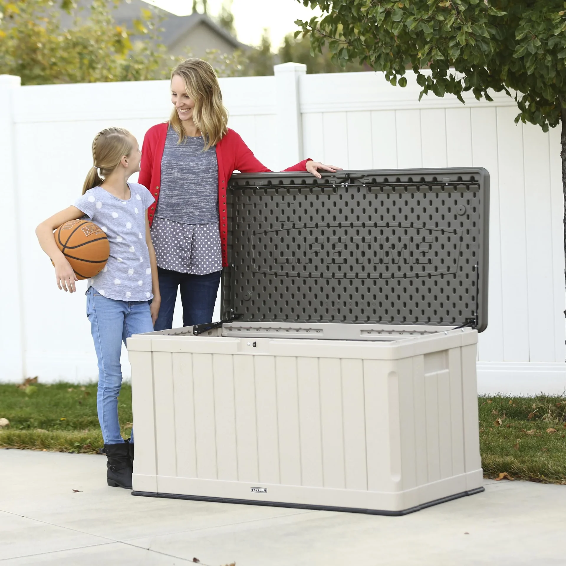Kunststoff Kissenbox Harmony 440 Liter Volumen lichtgrau - 7