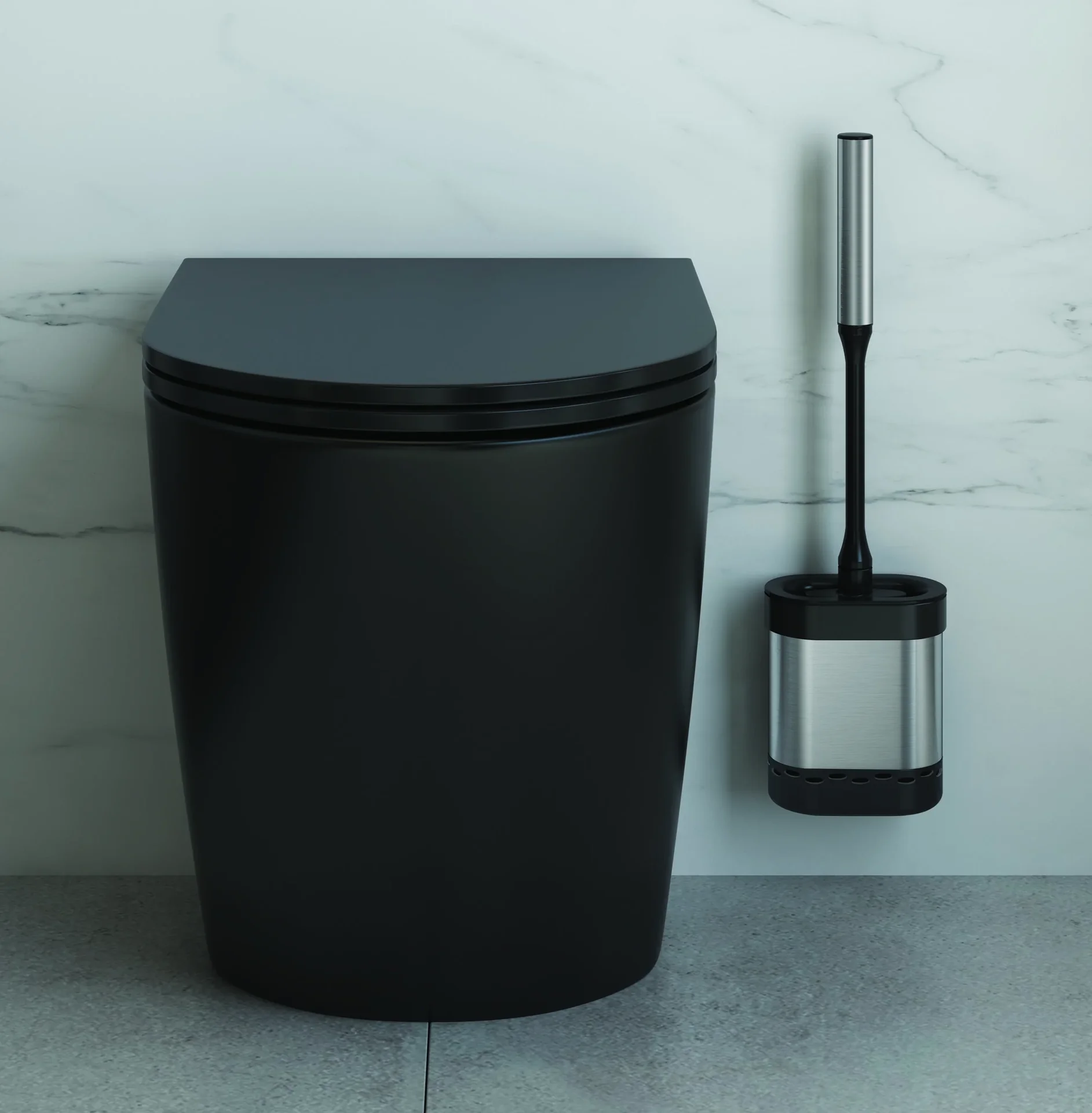 Cleany WC-Bürste flach Inox - 7