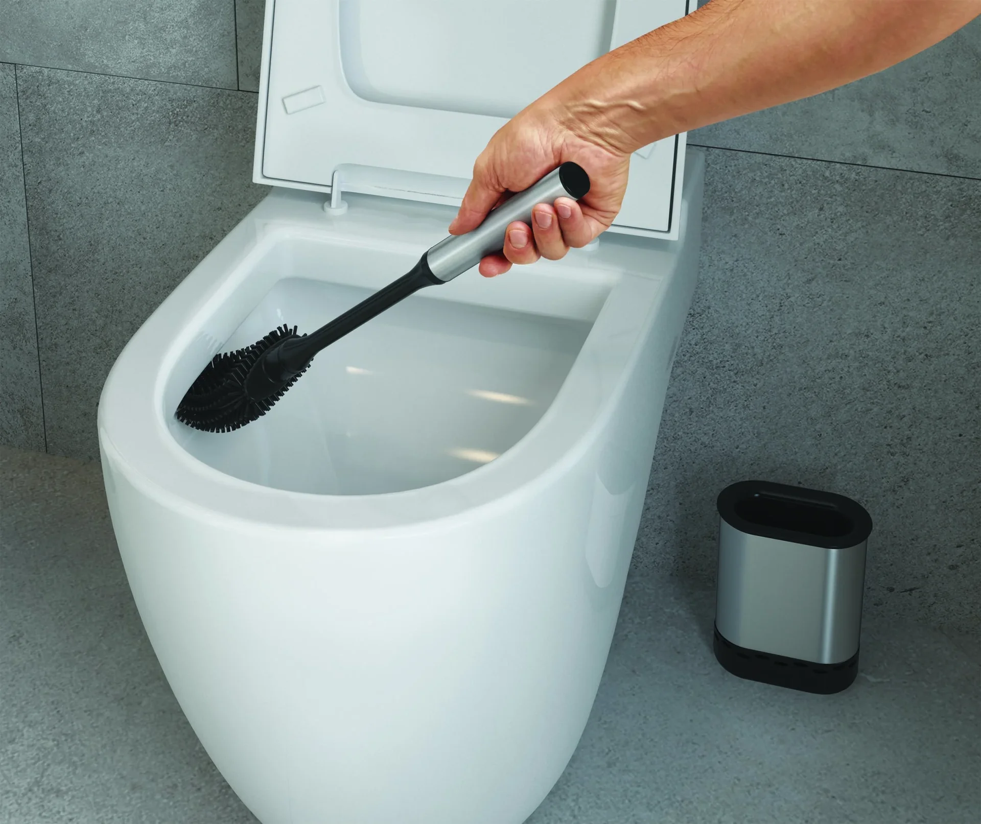 Cleany WC-Bürste flach Inox - 9