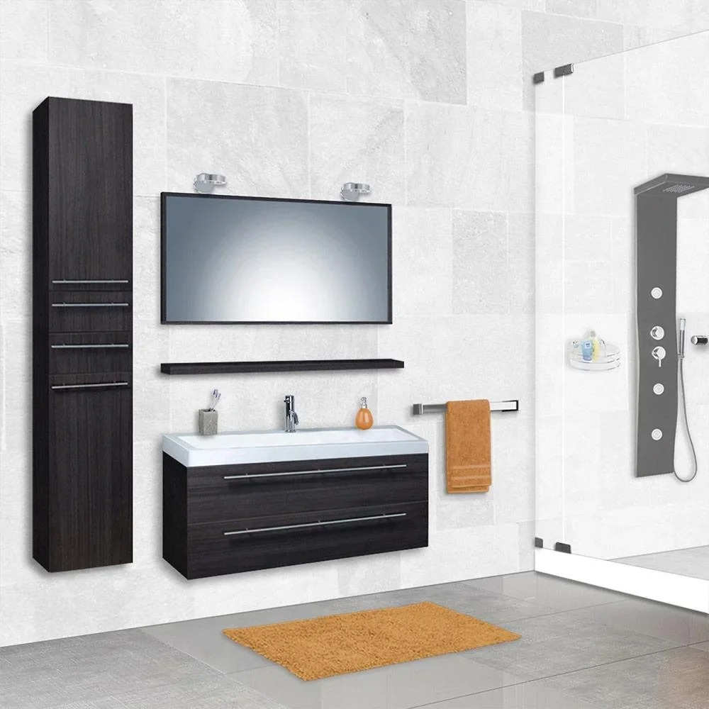 Badezimmermöbel Force 100 cm - Gris - 1