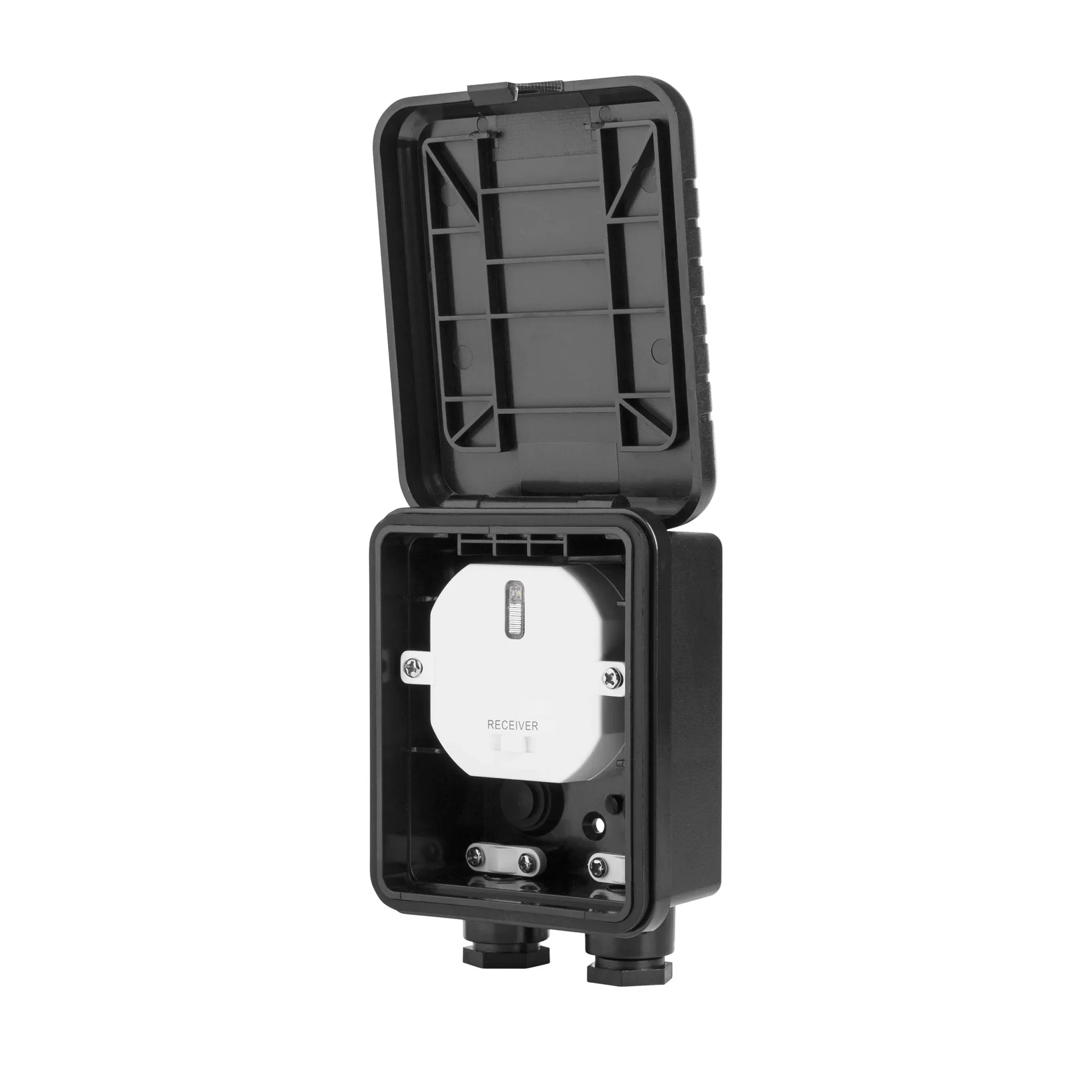 Außenfunkschalter mit wasserdichter Anschlussdose, 1000 Watt - 2