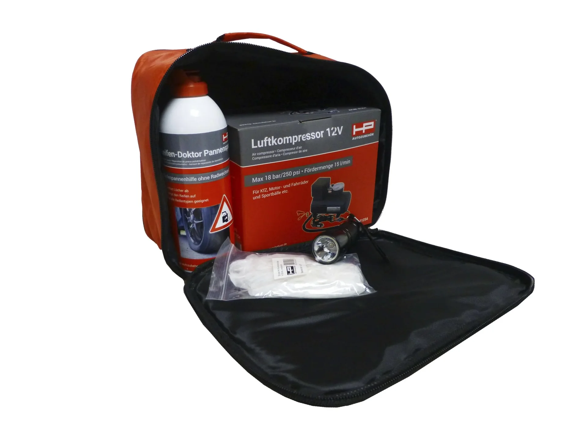 Reifen-Pannen-Set mit Spray - 0