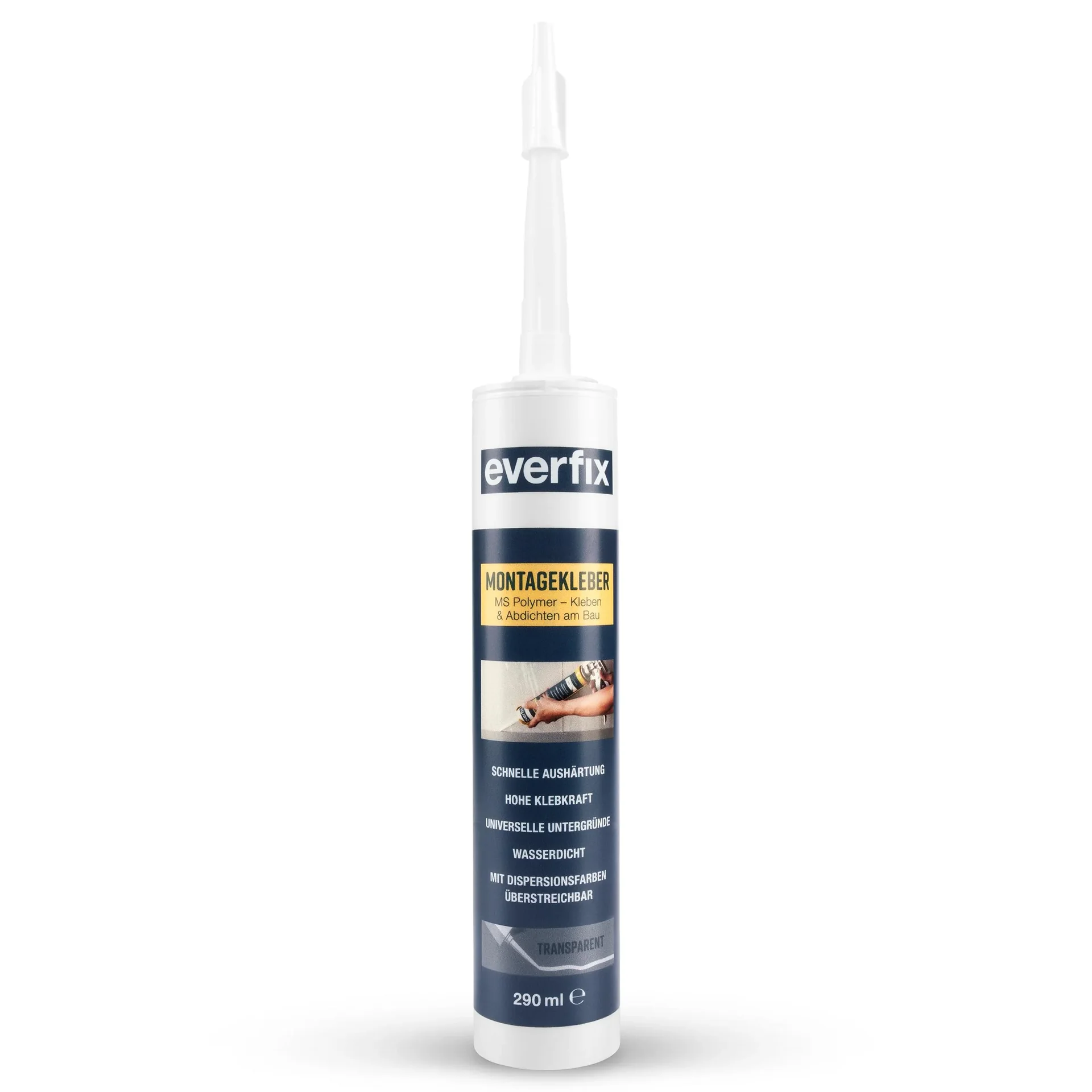 Montagekleber, transparent, 290 ml - 1