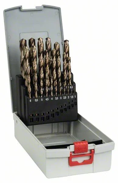 ProBox Metallbohrer-Set HSS-Co, DIN 338 (Kobaltlegierung), 1-13 mm, 25-teilig - 0