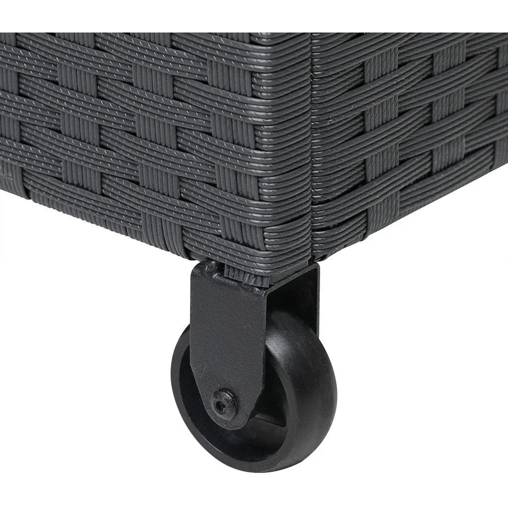 Aufbewahrungsbox für Kissen - Polyrattan - 5