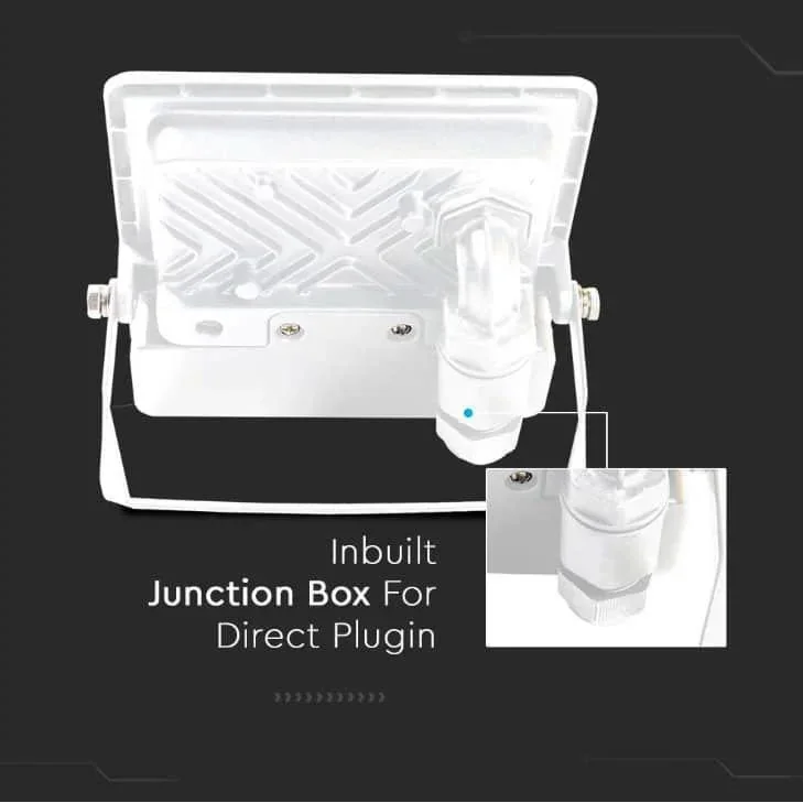 VT-118S LED-Flutlicht mit Sensor - 10 W - 735 Lm - 6500K - Weiß - 6