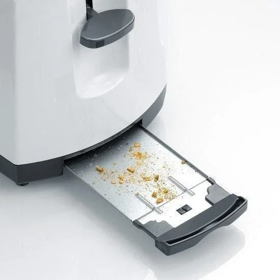 Toaster Langschlitz - geeignet für 4 Scheiben Brot - 1400 Watt - Silber - 1