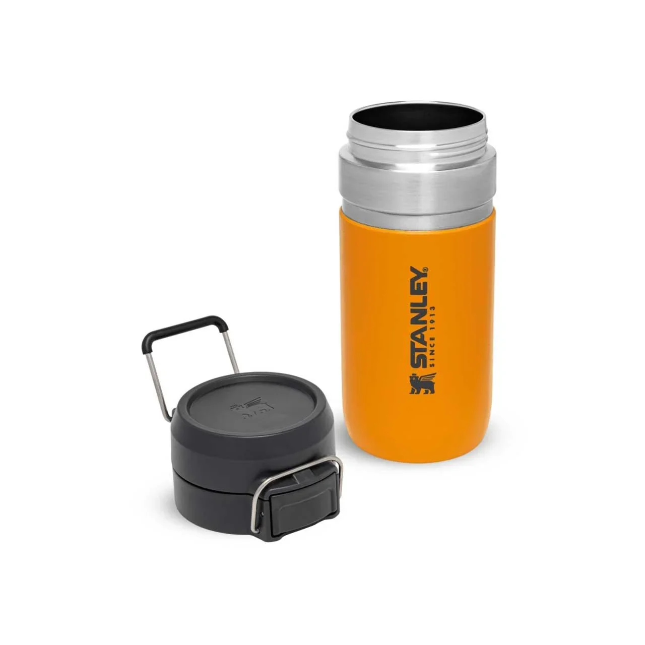 Quick Flip Water Bottle 0,47 l, Saffron, Vakuumisolierung, Sicherheitsverschluss - 5