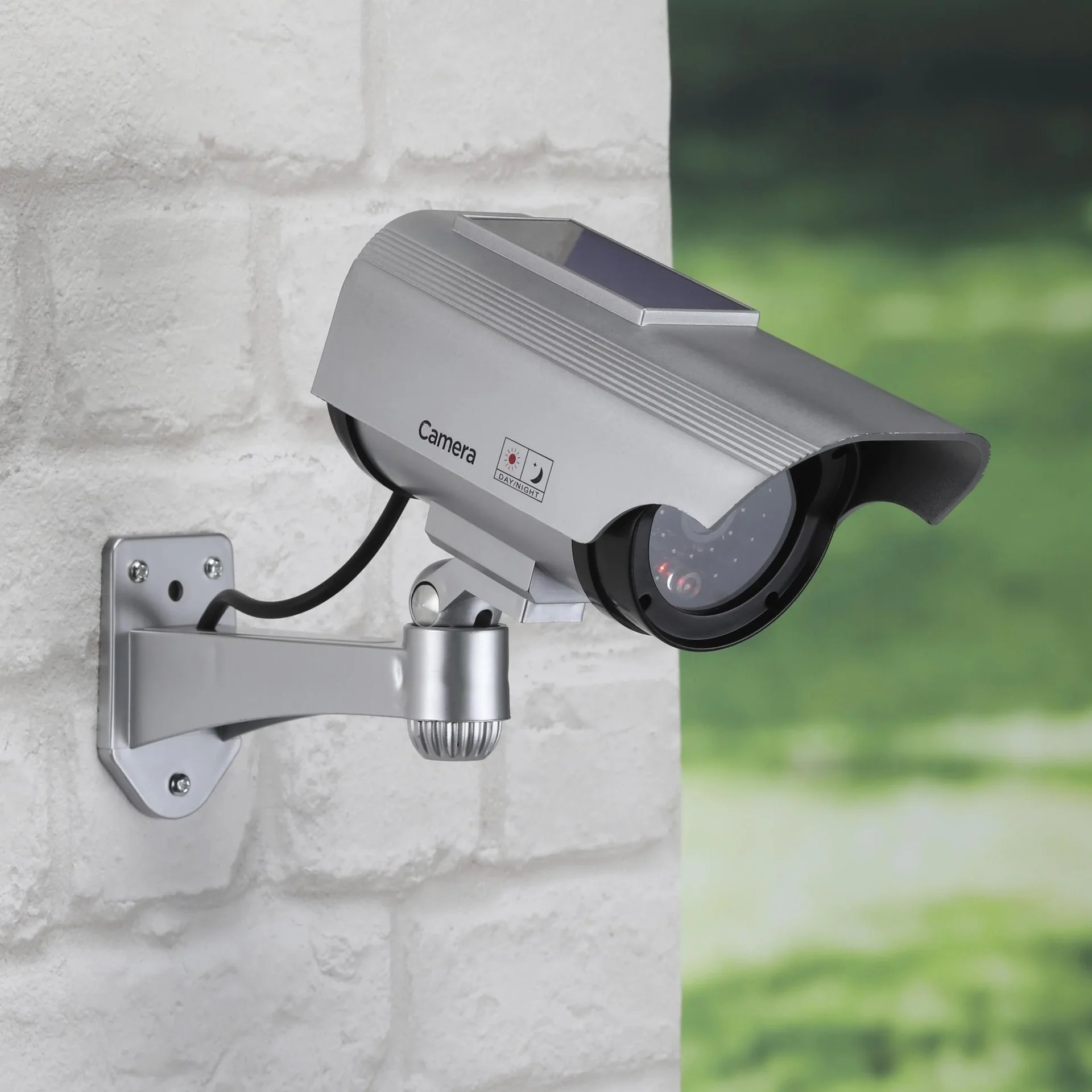 Solar Sicherheitskamera Attrappe mit LED - 1