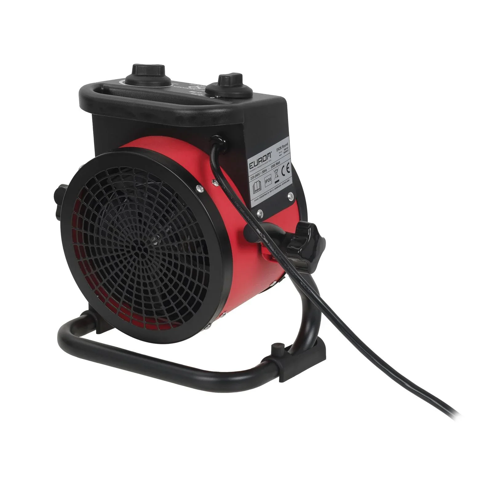Werkstattofen mit Keramikelement EK2K Round, 2000 W - 1