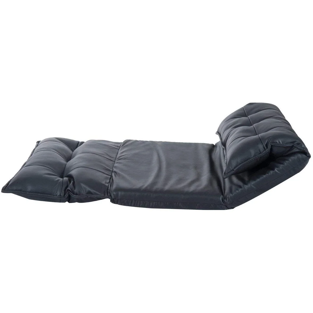 Schlafsessel Klappmatratze Faltmatratze PU Schwarz - 3