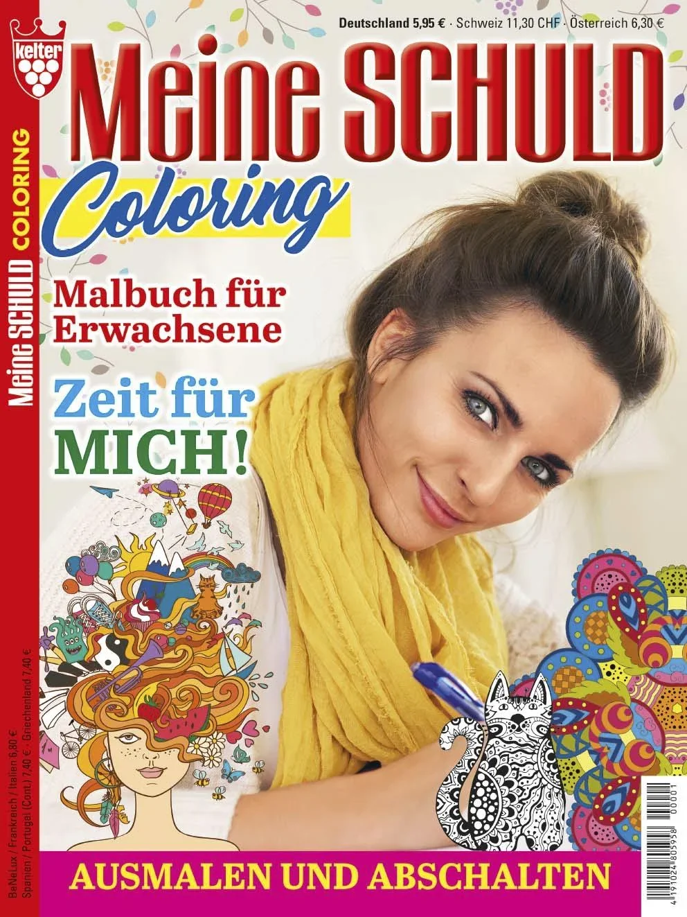 Malbuch für Erwachsene, 2er-Set - 3
