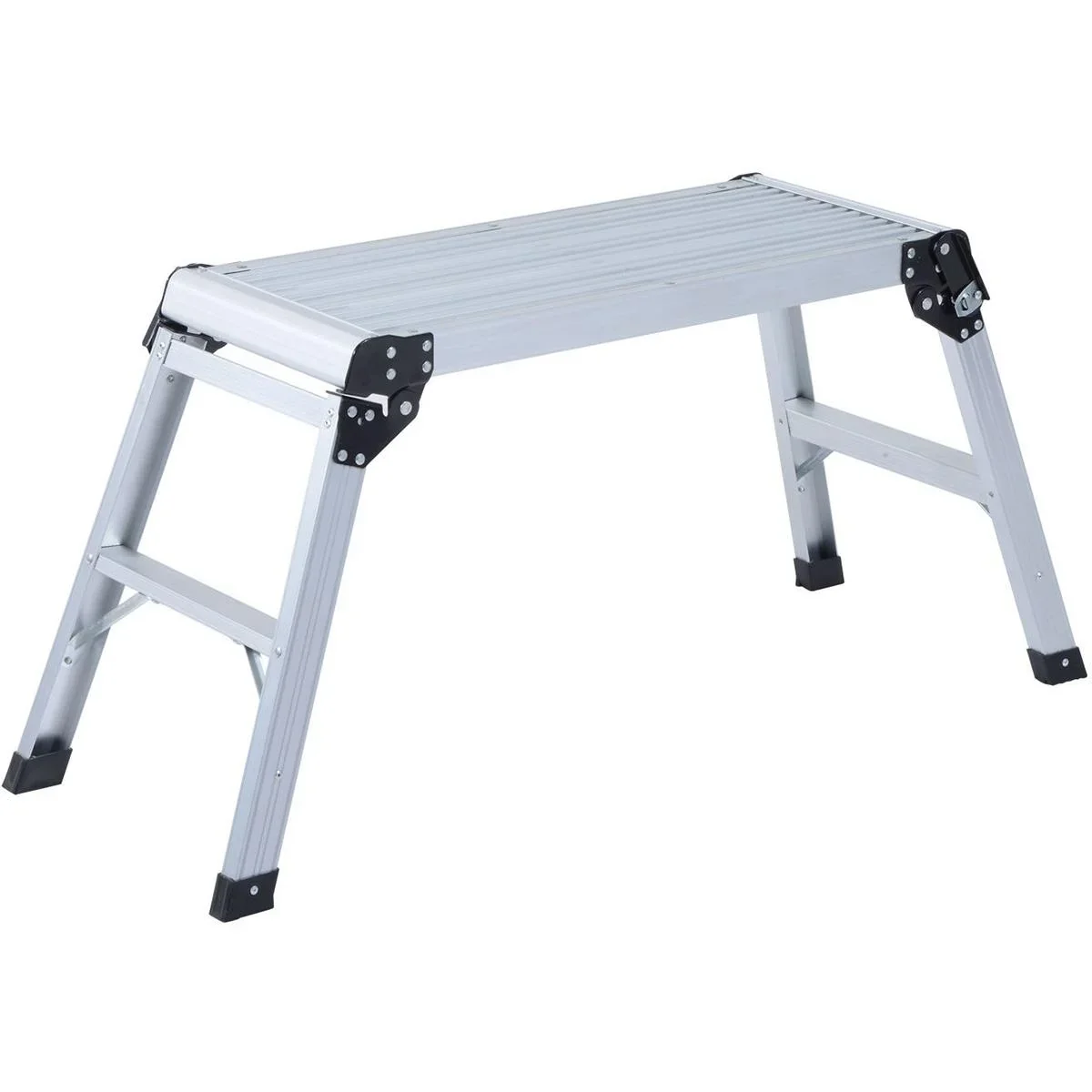 Arbeitsplattform mit integrierter Klappsperre silber - 6
