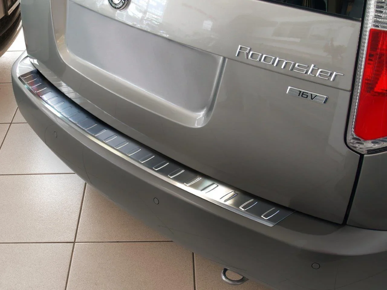 Ladekantenschutz Skoda Rapid / Edelstahl, Baujahr 2012-2015, FL 2015> - 5