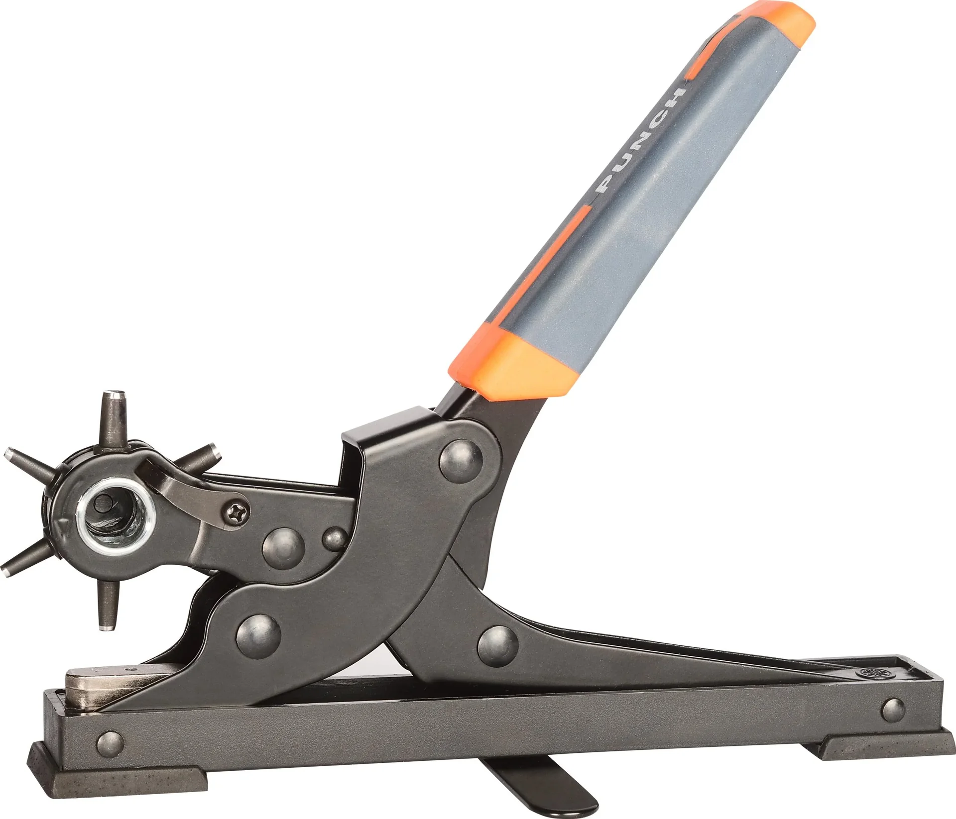 Revolverlochzange Standmodell 250 mm, Lochdurchmesser 2-2,5-3-3,5-4-4,5 mm - 1