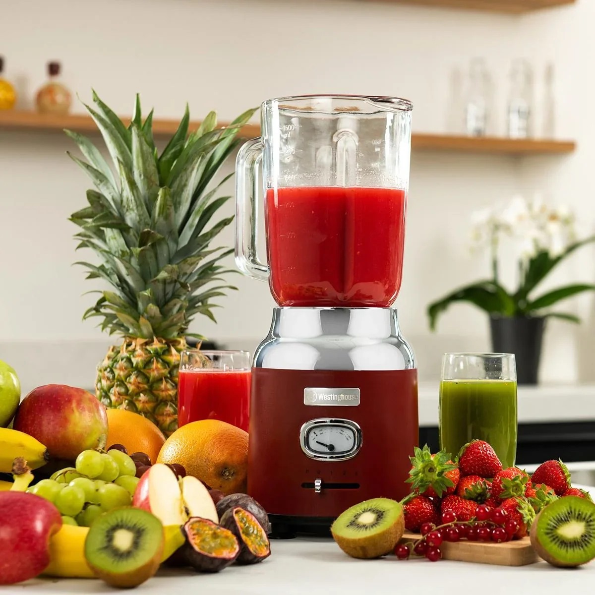 Retro Blender - Smoothie Maker - Rot - 0