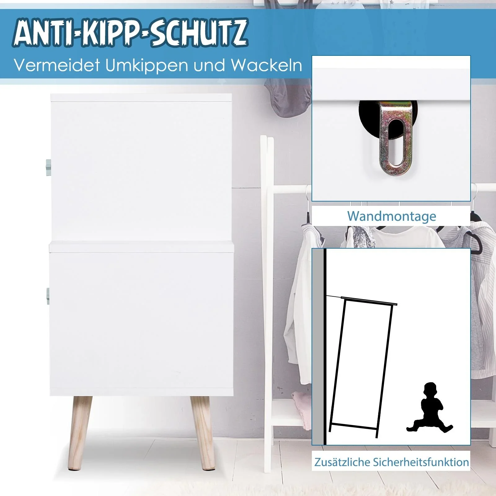 Aufbewahrungsregal für Kinder - 3