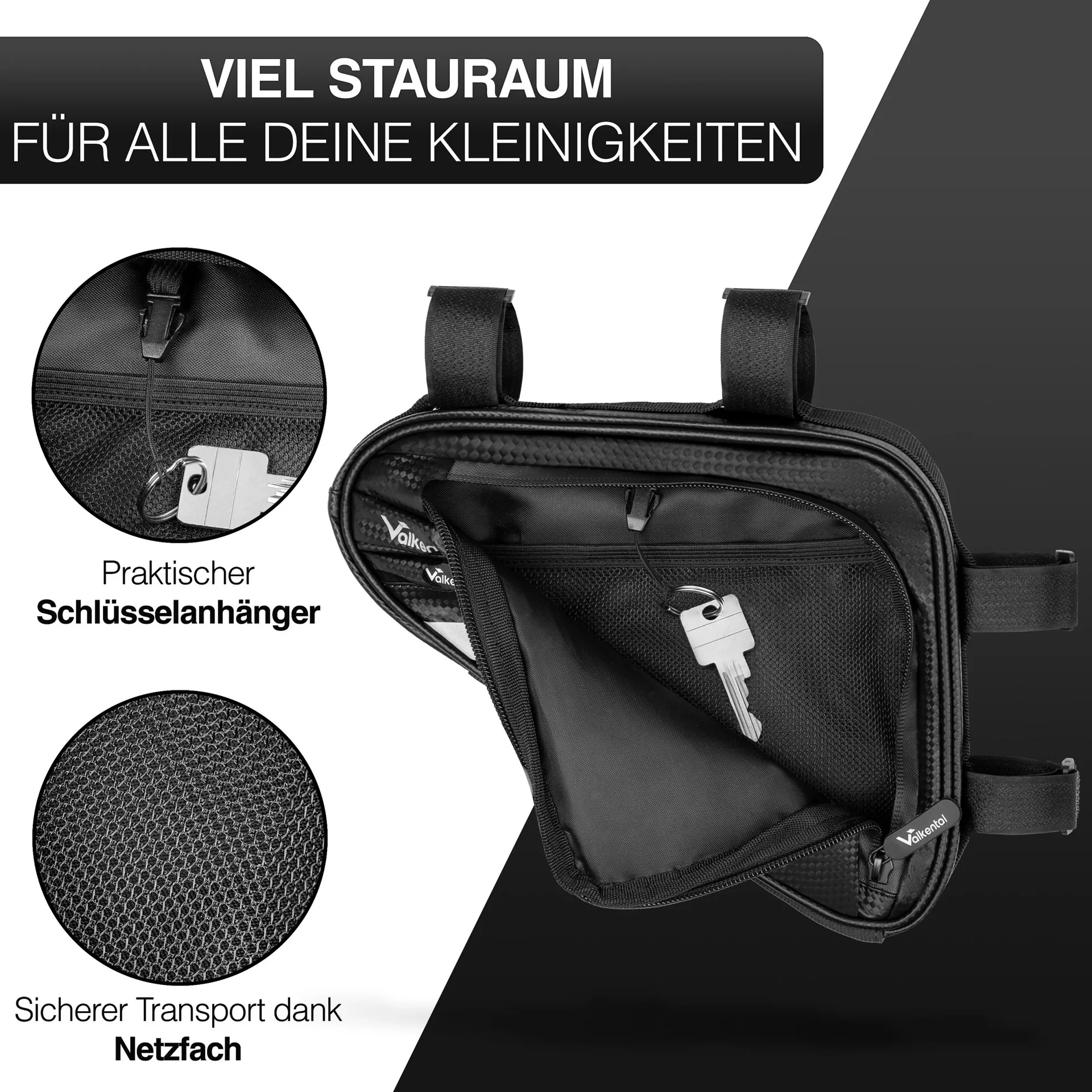 Triangle Bag, Schwarz - 0