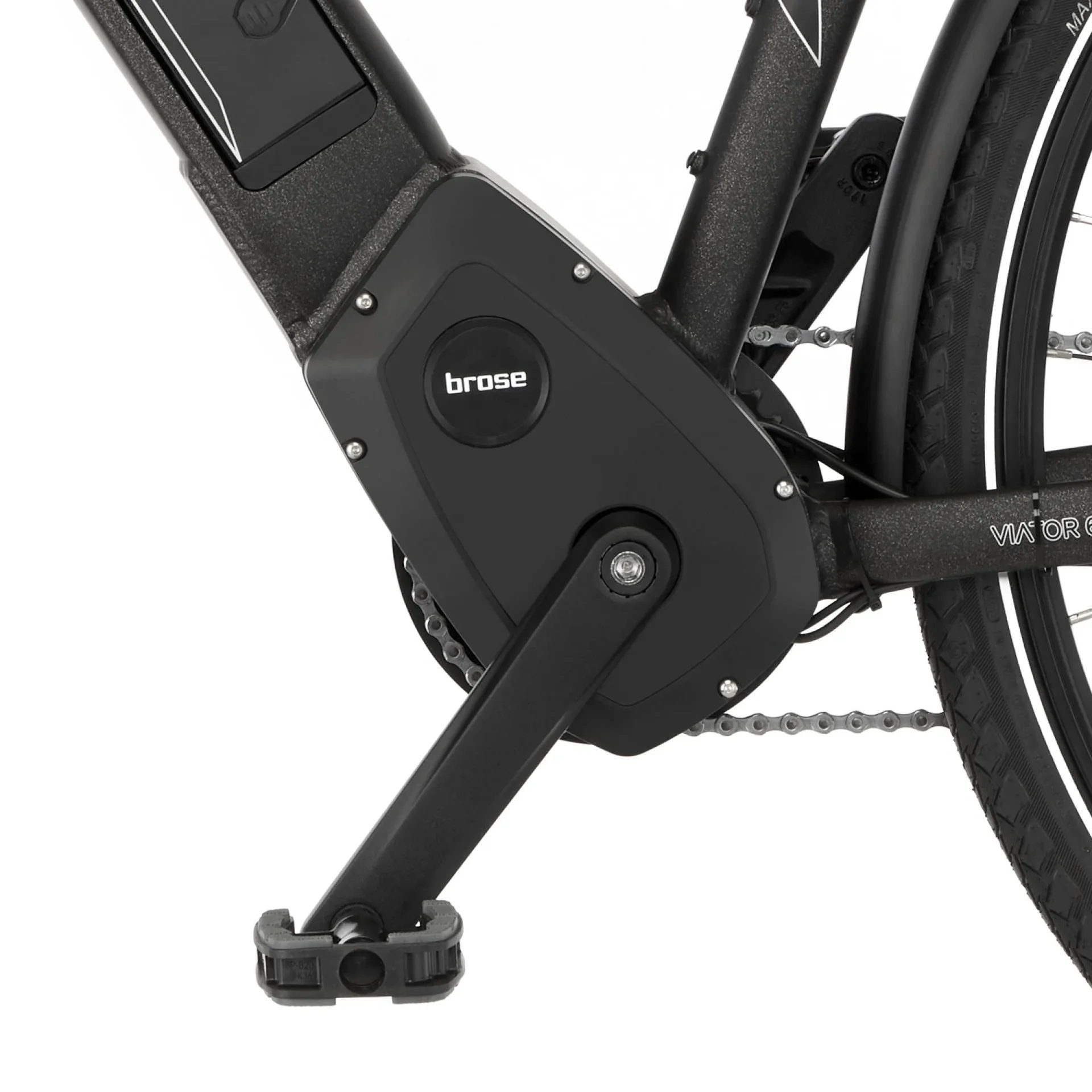 Herren E-Bike Trekking, 28 Zoll, Rahmengröße 50cm, 10-Gang Kettenschaltung, graphit metallic matt, VIATOR 6.0i - 2