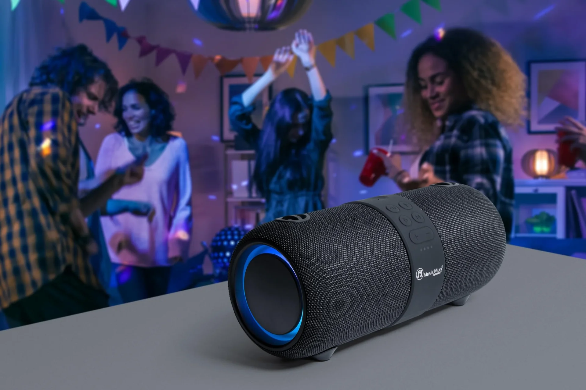 Tragbarer Bluetooth-Lautsprecher - 2