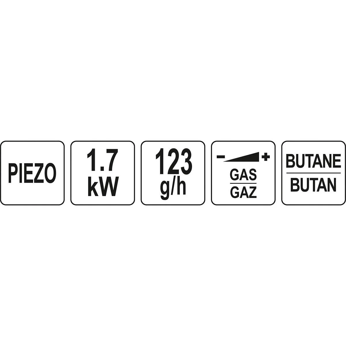 Lötbrenner/Gasbrenner - 360° drehbar - Piezozündung MIT CFH-Gaseinfüllstutzen 190 g - 3